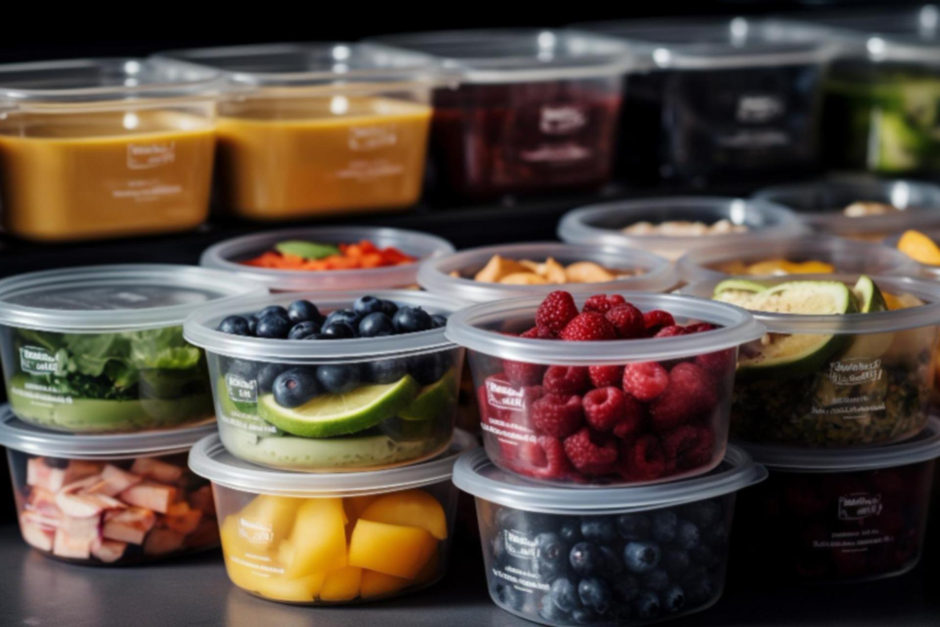 Contenitori plastica con coperchio per alimenti: realizzati con materiale BPA free e atossici